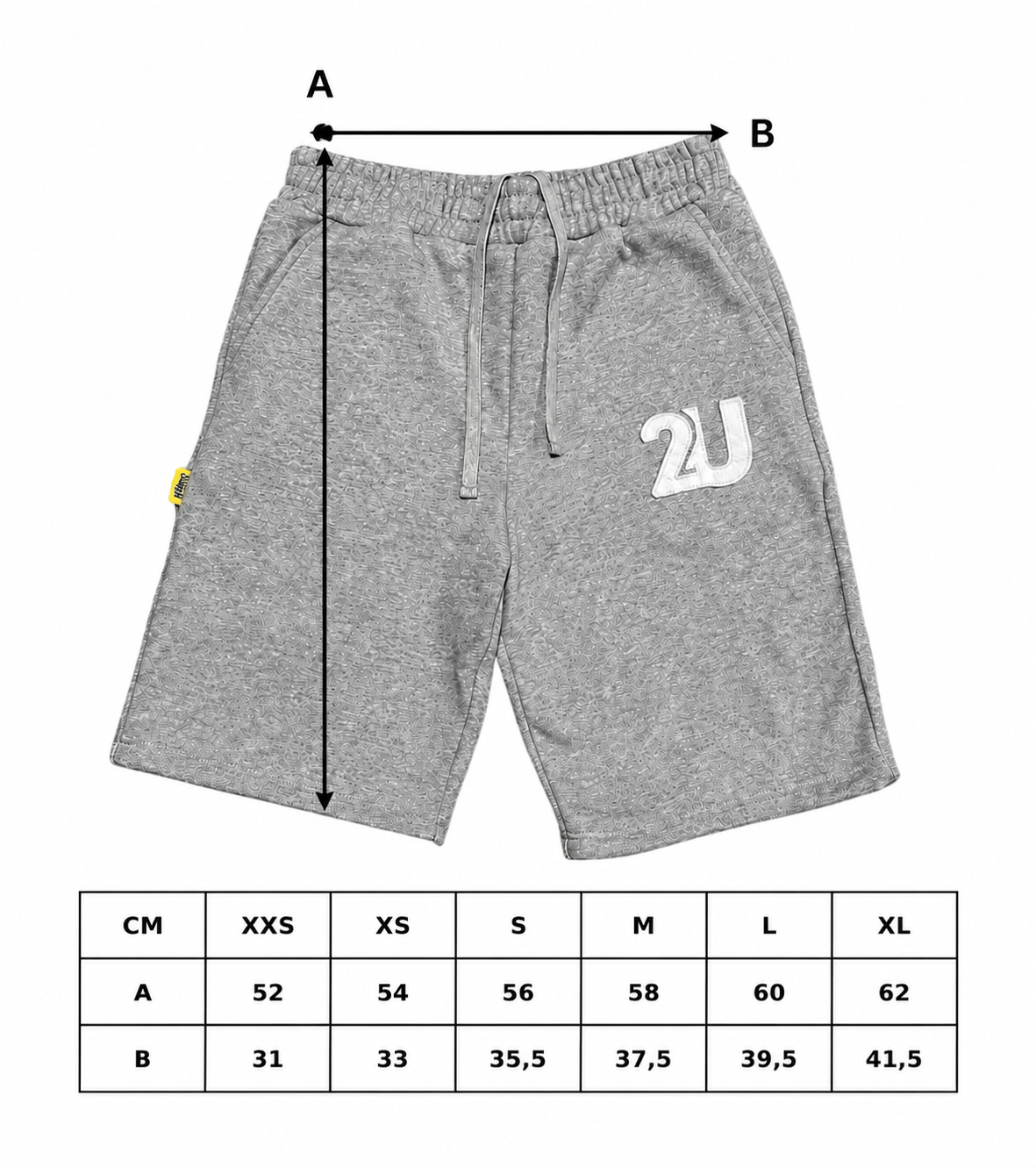 2U Short - Navy