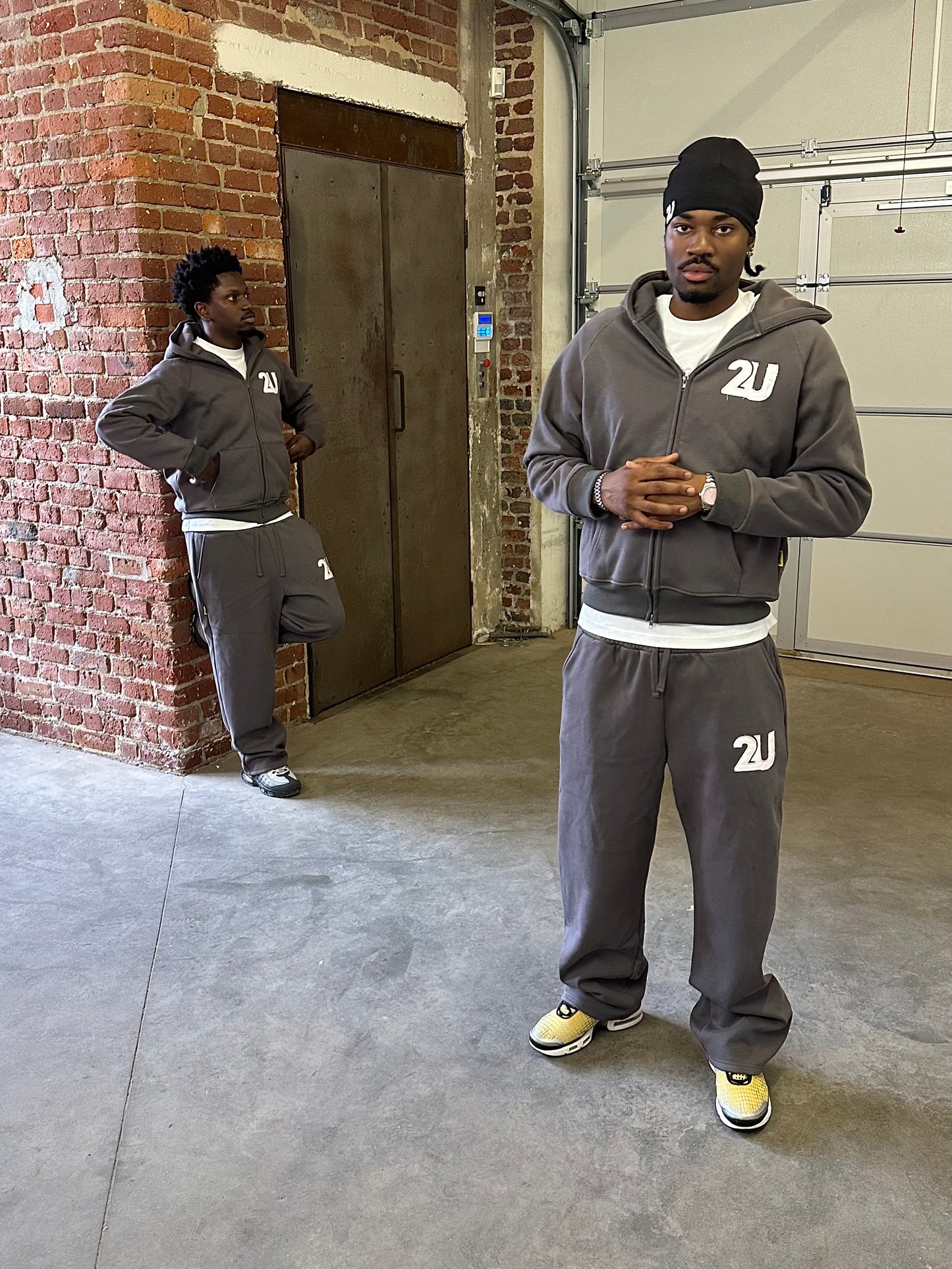 2U Zip Hoodie - Dark Grey