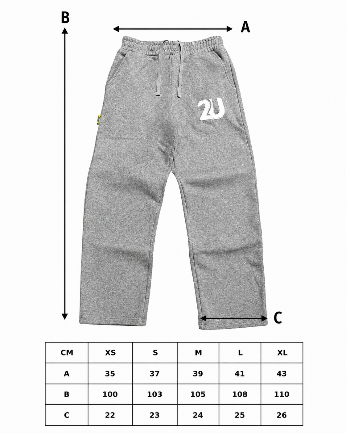 2U Jogger - Grey