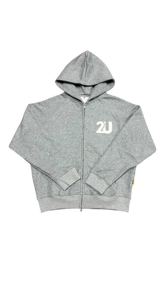2U Zip Hoodie - Grey