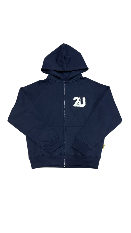 2U Zip Hoodie - Navy