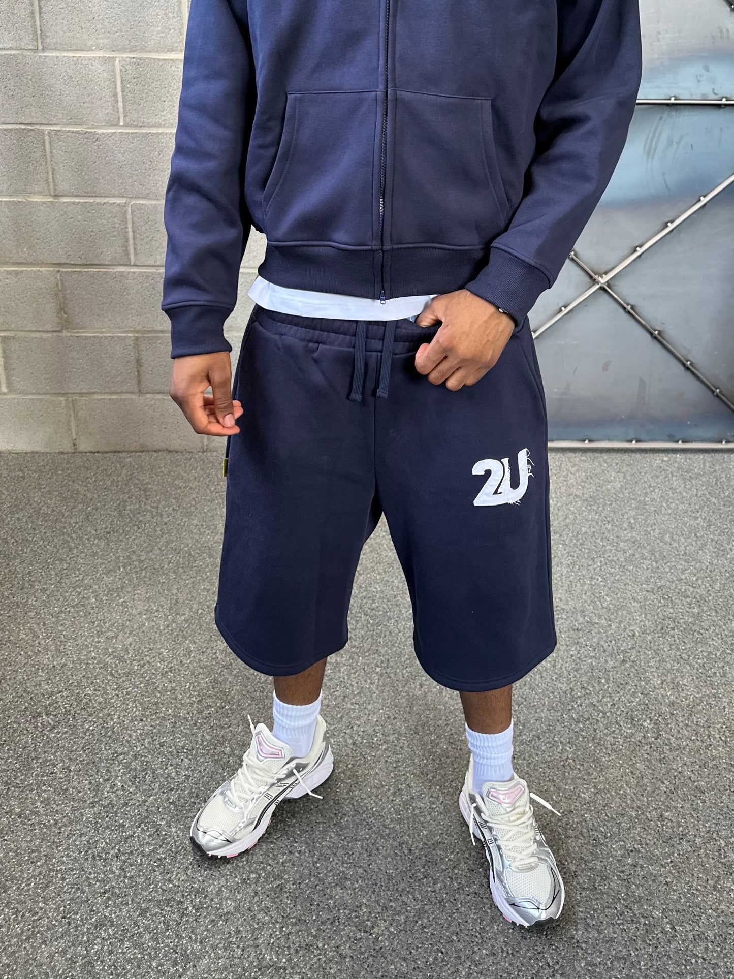 2U Short - Navy
