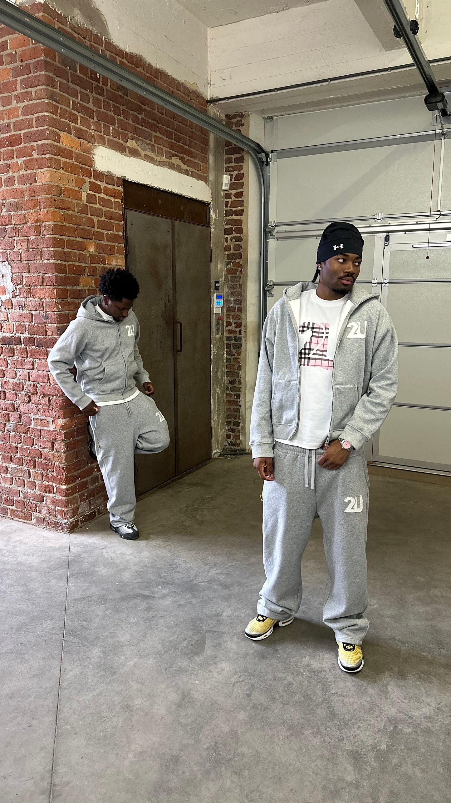 2U Zip Hoodie - Grey